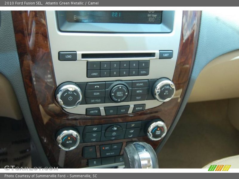 Atlantis Green Metallic / Camel 2010 Ford Fusion SEL