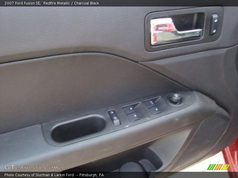 Redfire Metallic / Charcoal Black 2007 Ford Fusion SE