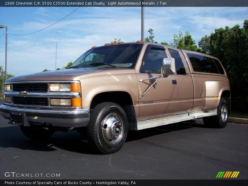 Light Autumnwood Metallic / Tan 1996 Chevrolet C/K 3500 C3500 Extended Cab Dually