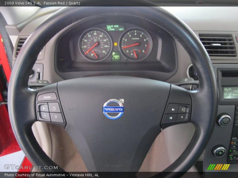 Passion Red / Quartz 2009 Volvo S40 2.4i