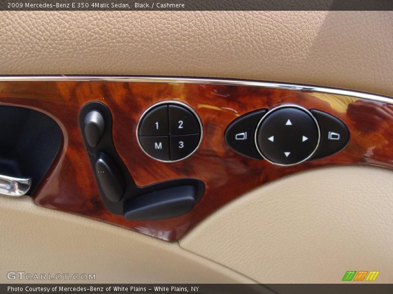 Black / Cashmere 2009 Mercedes-Benz E 350 4Matic Sedan
