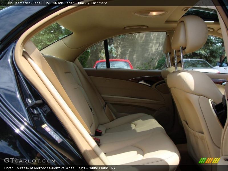 Black / Cashmere 2009 Mercedes-Benz E 350 4Matic Sedan