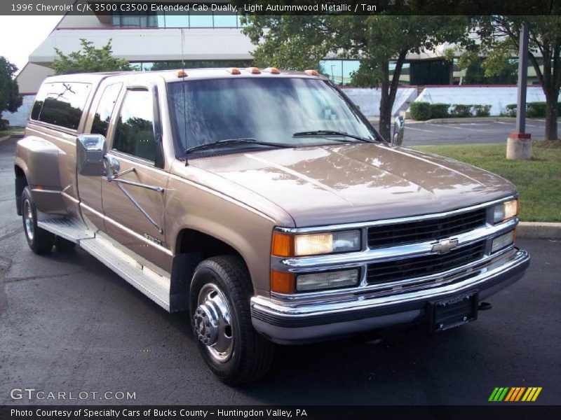 Light Autumnwood Metallic / Tan 1996 Chevrolet C/K 3500 C3500 Extended Cab Dually