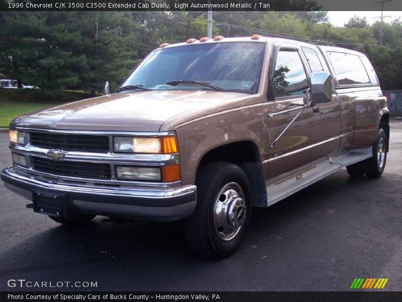 Light Autumnwood Metallic / Tan 1996 Chevrolet C/K 3500 C3500 Extended Cab Dually