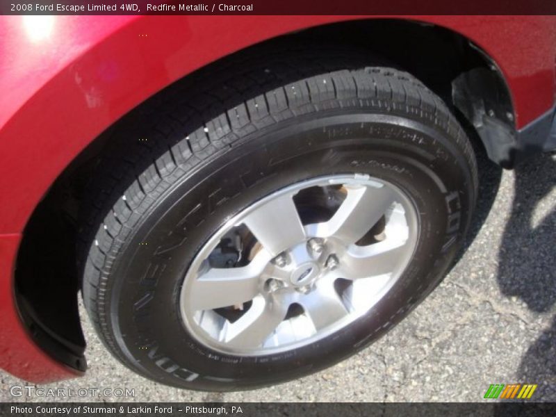 Redfire Metallic / Charcoal 2008 Ford Escape Limited 4WD