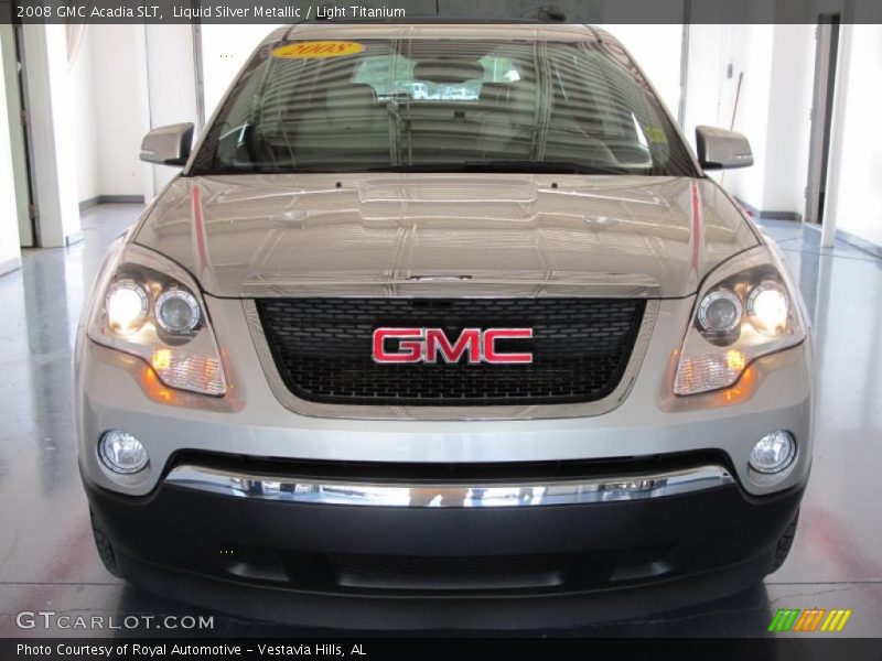 Liquid Silver Metallic / Light Titanium 2008 GMC Acadia SLT