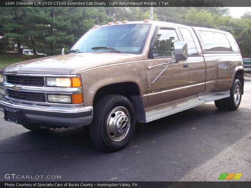 Light Autumnwood Metallic / Tan 1996 Chevrolet C/K 3500 C3500 Extended Cab Dually