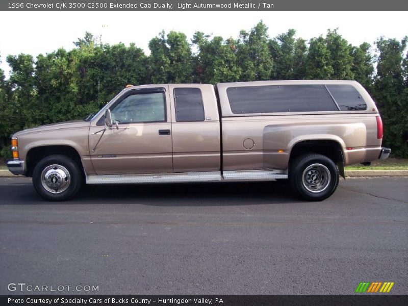 Light Autumnwood Metallic / Tan 1996 Chevrolet C/K 3500 C3500 Extended Cab Dually