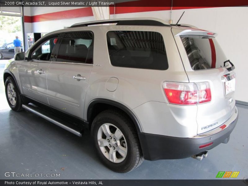 Liquid Silver Metallic / Light Titanium 2008 GMC Acadia SLT