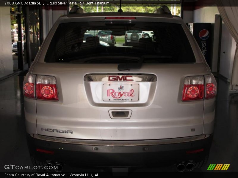 Liquid Silver Metallic / Light Titanium 2008 GMC Acadia SLT