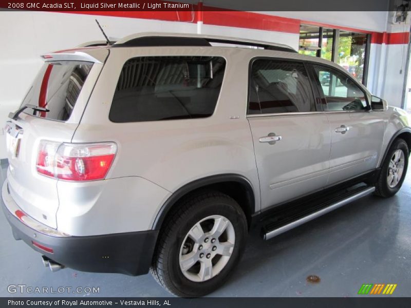 Liquid Silver Metallic / Light Titanium 2008 GMC Acadia SLT