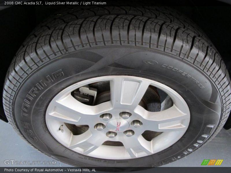 Liquid Silver Metallic / Light Titanium 2008 GMC Acadia SLT