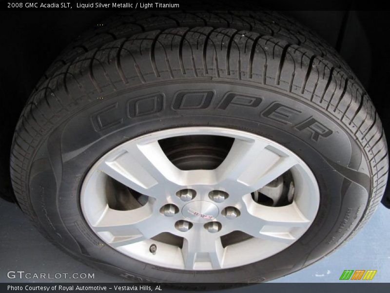 Liquid Silver Metallic / Light Titanium 2008 GMC Acadia SLT