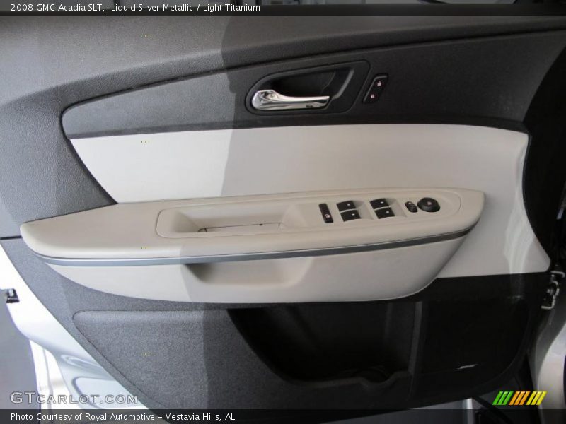 Liquid Silver Metallic / Light Titanium 2008 GMC Acadia SLT