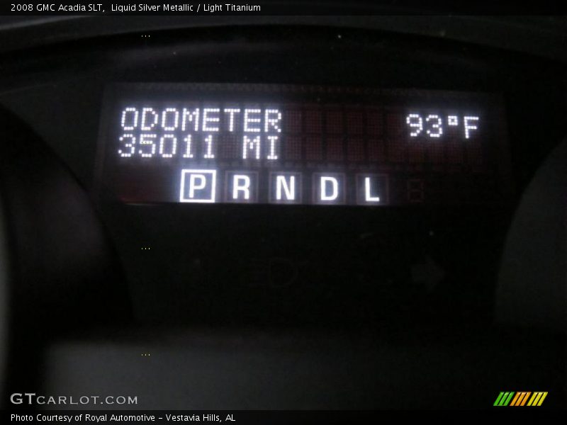 Liquid Silver Metallic / Light Titanium 2008 GMC Acadia SLT