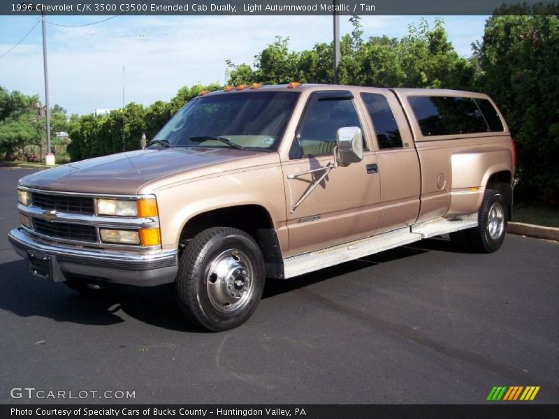 Light Autumnwood Metallic / Tan 1996 Chevrolet C/K 3500 C3500 Extended Cab Dually