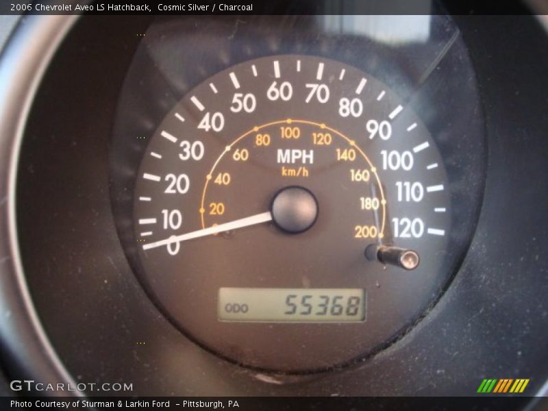 Cosmic Silver / Charcoal 2006 Chevrolet Aveo LS Hatchback