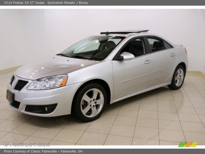 Quicksilver Metallic / Ebony 2010 Pontiac G6 GT Sedan