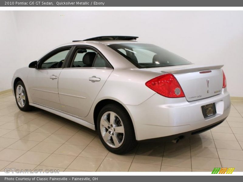 Quicksilver Metallic / Ebony 2010 Pontiac G6 GT Sedan