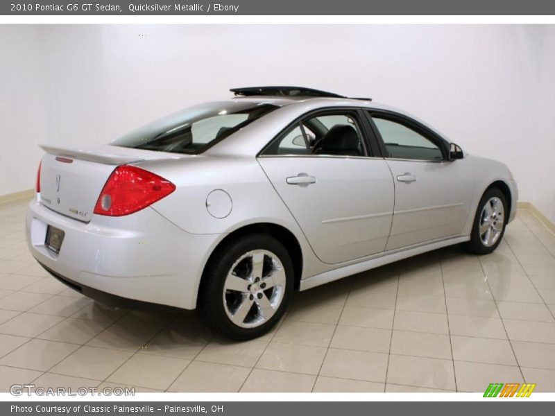 Quicksilver Metallic / Ebony 2010 Pontiac G6 GT Sedan