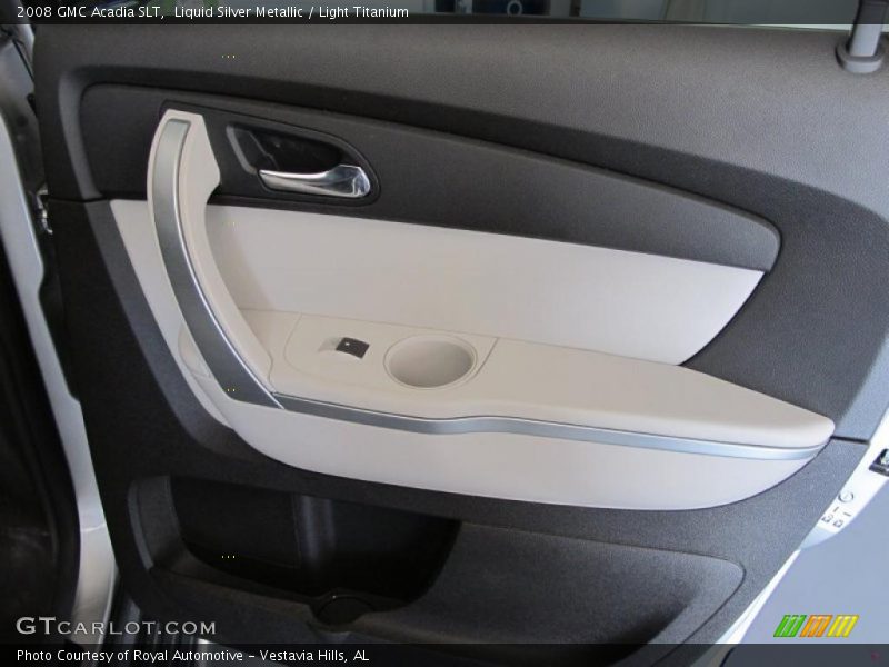 Liquid Silver Metallic / Light Titanium 2008 GMC Acadia SLT