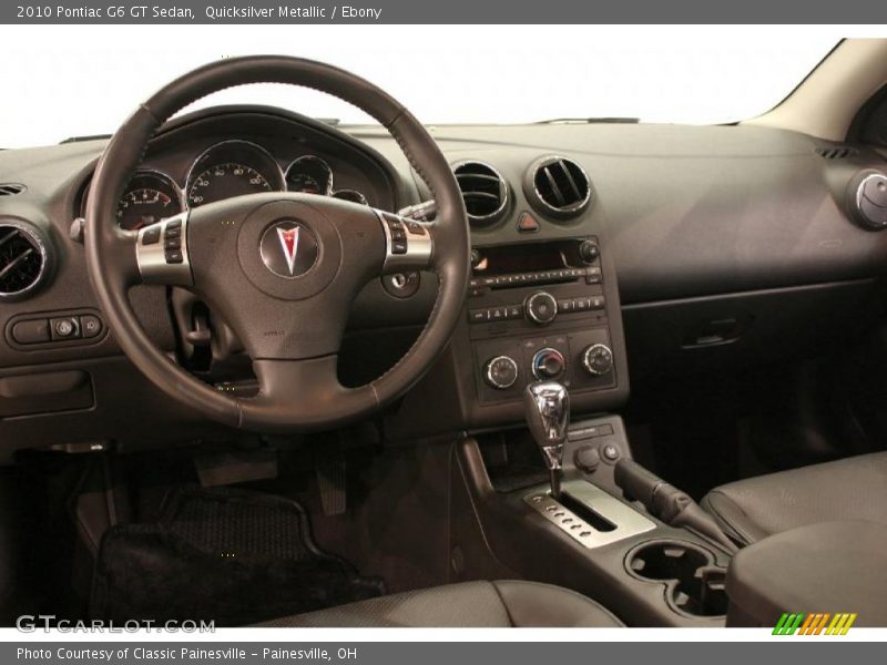 Quicksilver Metallic / Ebony 2010 Pontiac G6 GT Sedan