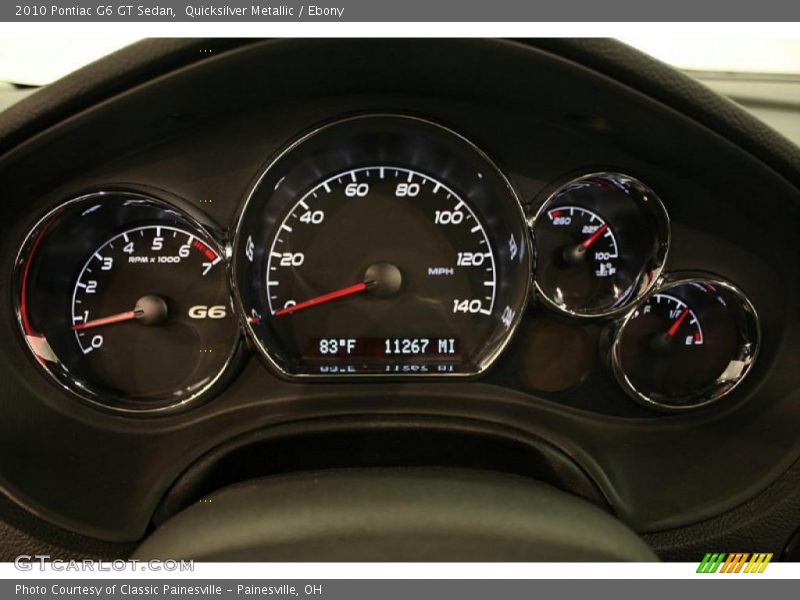 Quicksilver Metallic / Ebony 2010 Pontiac G6 GT Sedan