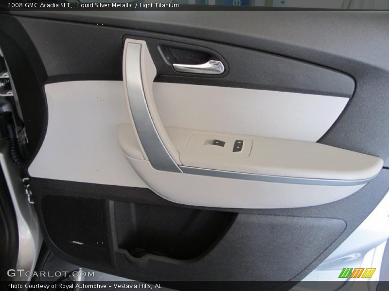 Liquid Silver Metallic / Light Titanium 2008 GMC Acadia SLT