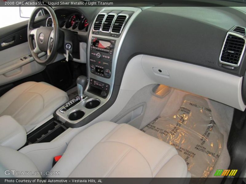 Liquid Silver Metallic / Light Titanium 2008 GMC Acadia SLT