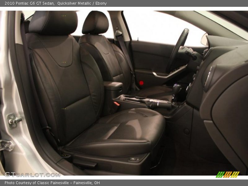 Quicksilver Metallic / Ebony 2010 Pontiac G6 GT Sedan