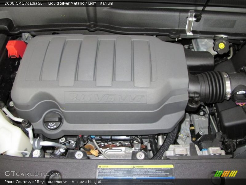 Liquid Silver Metallic / Light Titanium 2008 GMC Acadia SLT