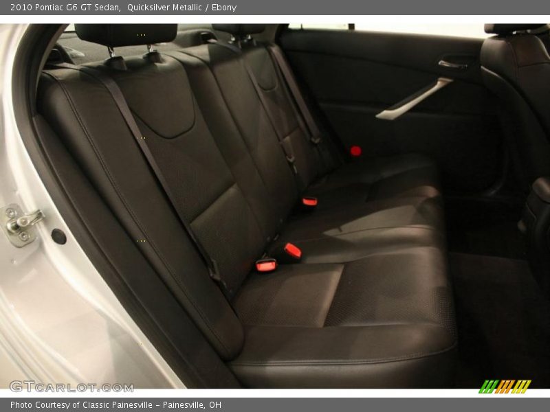 Quicksilver Metallic / Ebony 2010 Pontiac G6 GT Sedan