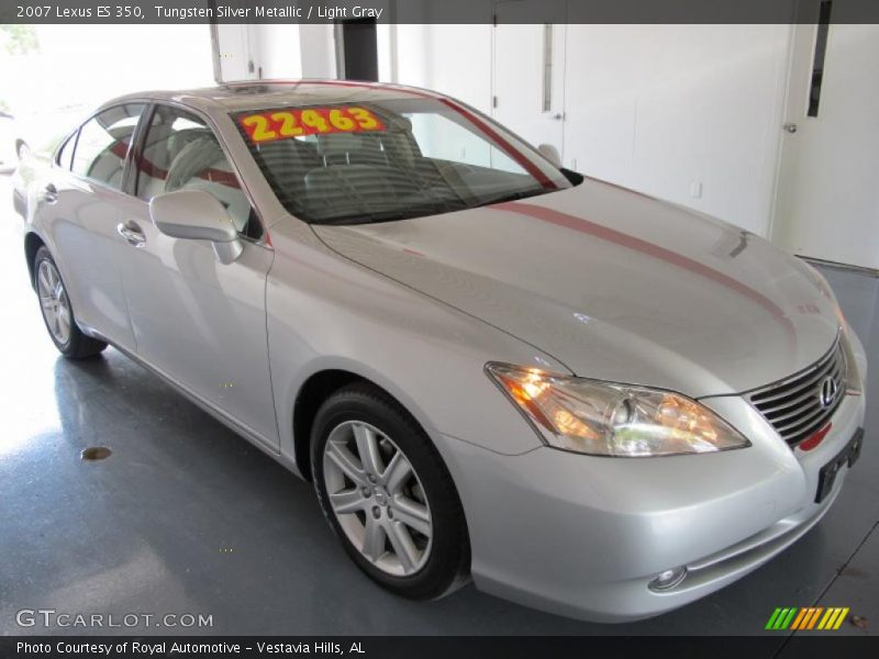 Tungsten Silver Metallic / Light Gray 2007 Lexus ES 350