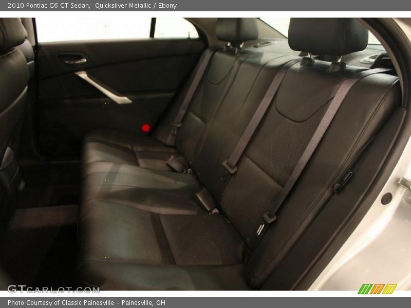 Quicksilver Metallic / Ebony 2010 Pontiac G6 GT Sedan