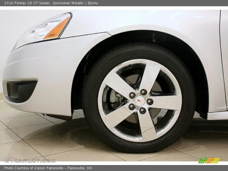 Quicksilver Metallic / Ebony 2010 Pontiac G6 GT Sedan