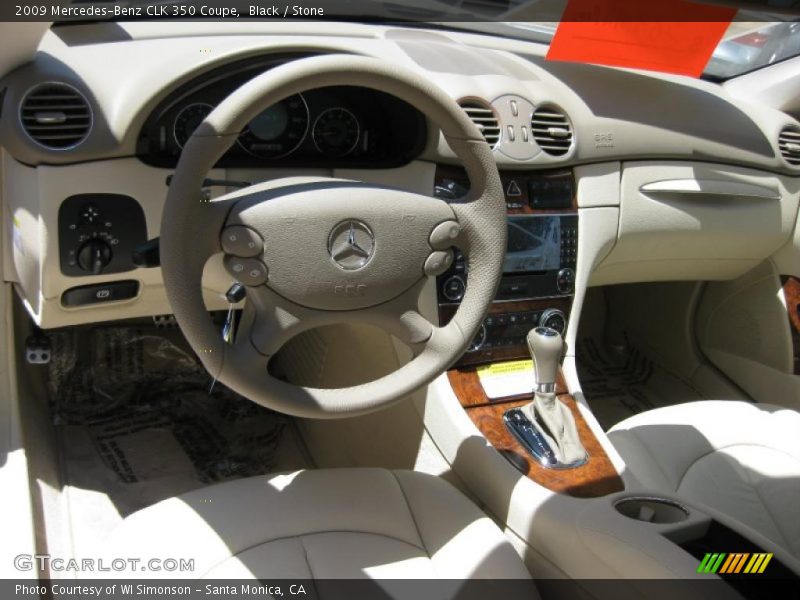 Black / Stone 2009 Mercedes-Benz CLK 350 Coupe
