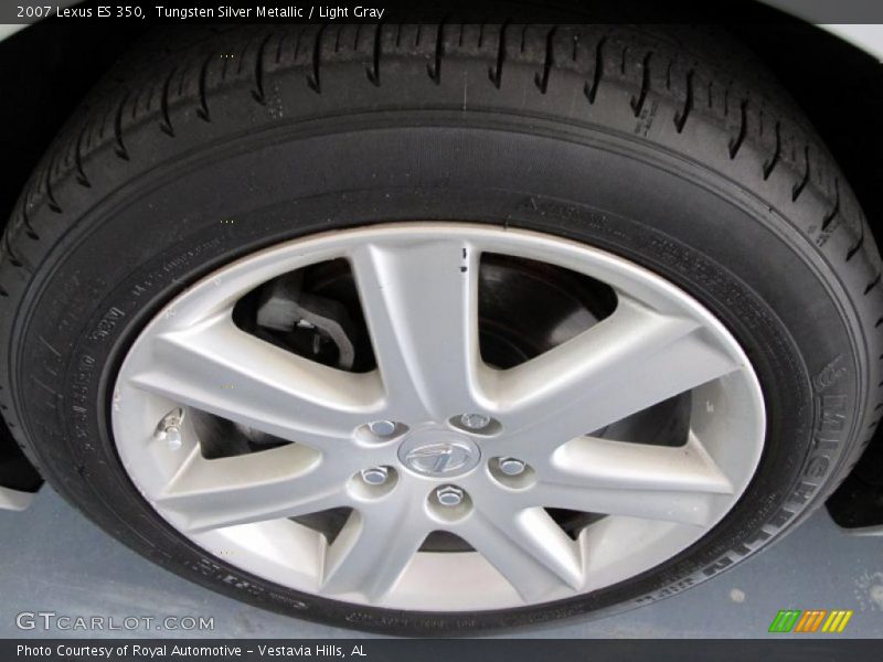 Tungsten Silver Metallic / Light Gray 2007 Lexus ES 350