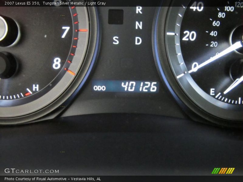 Tungsten Silver Metallic / Light Gray 2007 Lexus ES 350