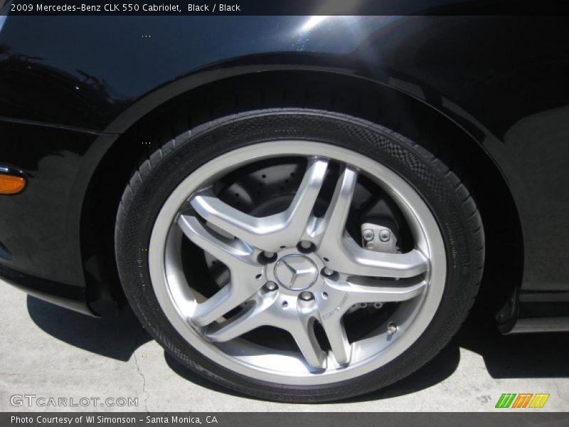 Black / Black 2009 Mercedes-Benz CLK 550 Cabriolet