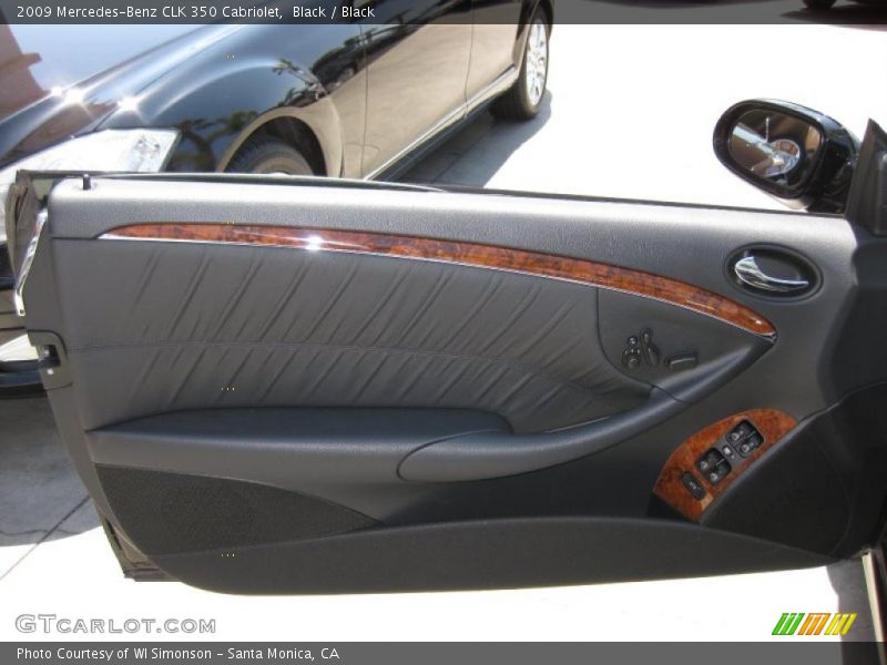 Black / Black 2009 Mercedes-Benz CLK 350 Cabriolet