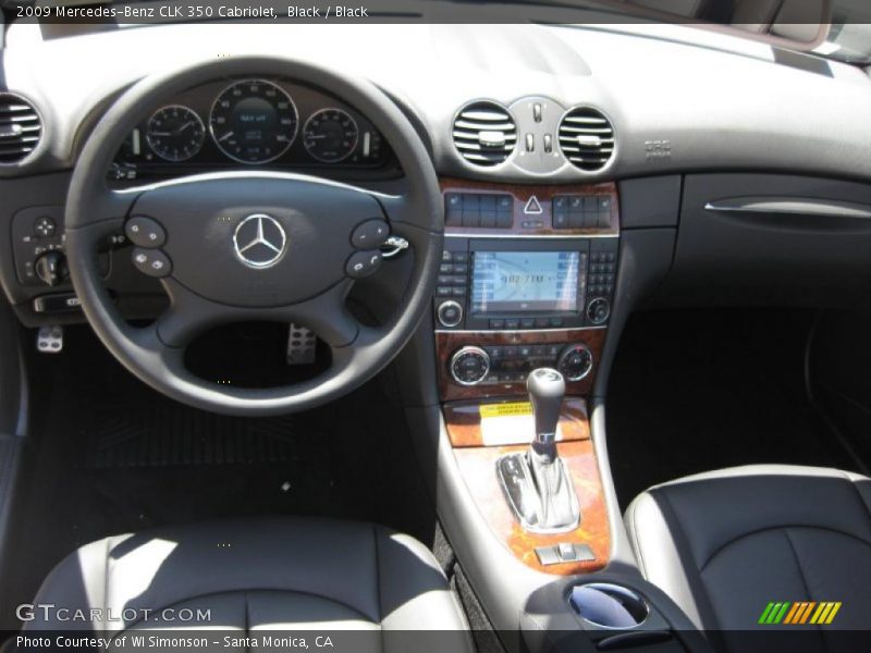 Black / Black 2009 Mercedes-Benz CLK 350 Cabriolet