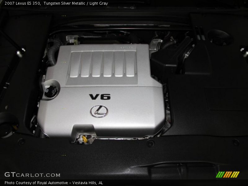 Tungsten Silver Metallic / Light Gray 2007 Lexus ES 350