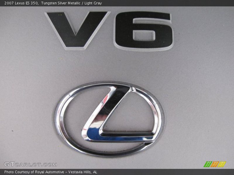 Tungsten Silver Metallic / Light Gray 2007 Lexus ES 350
