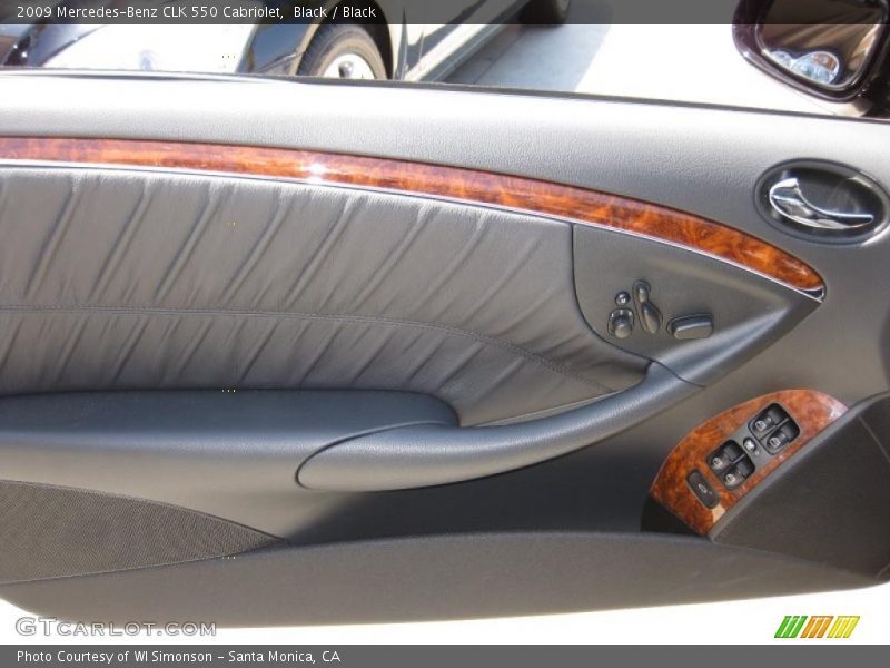 Black / Black 2009 Mercedes-Benz CLK 550 Cabriolet