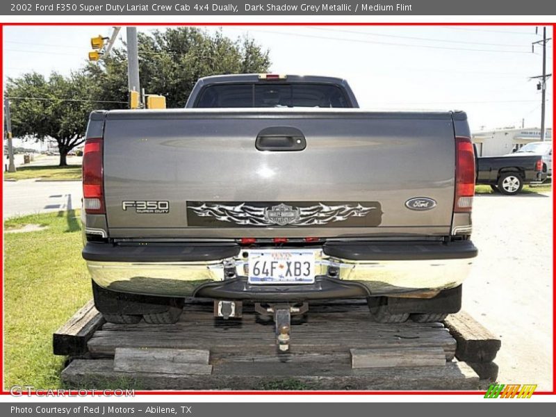 Dark Shadow Grey Metallic / Medium Flint 2002 Ford F350 Super Duty Lariat Crew Cab 4x4 Dually