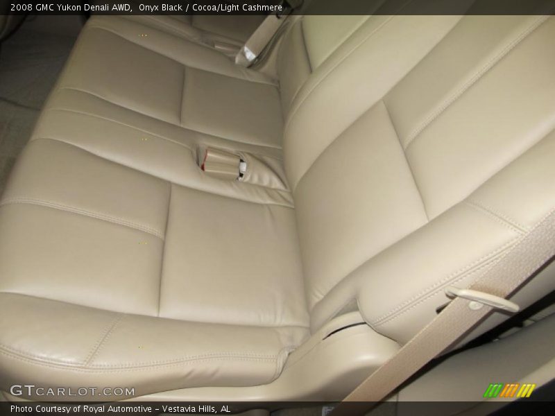 Onyx Black / Cocoa/Light Cashmere 2008 GMC Yukon Denali AWD