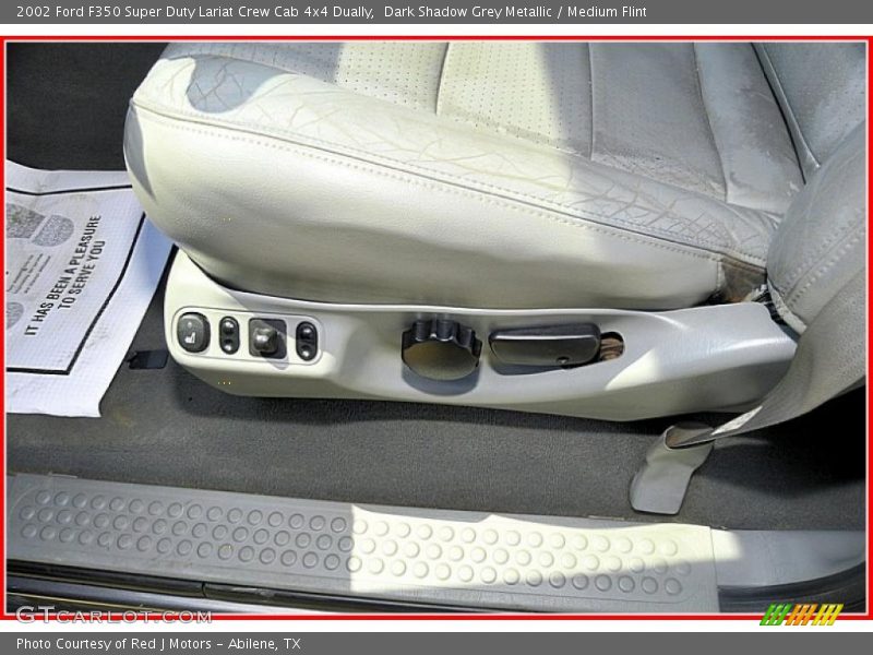 Dark Shadow Grey Metallic / Medium Flint 2002 Ford F350 Super Duty Lariat Crew Cab 4x4 Dually