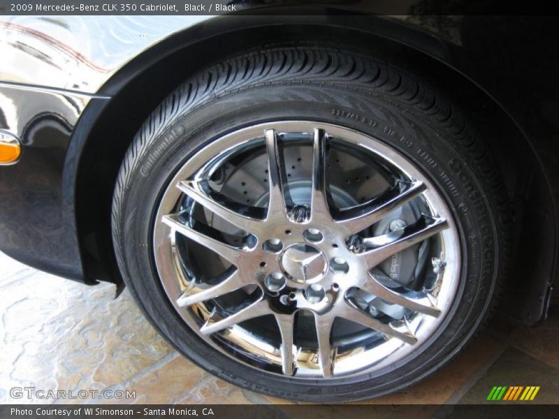 Black / Black 2009 Mercedes-Benz CLK 350 Cabriolet