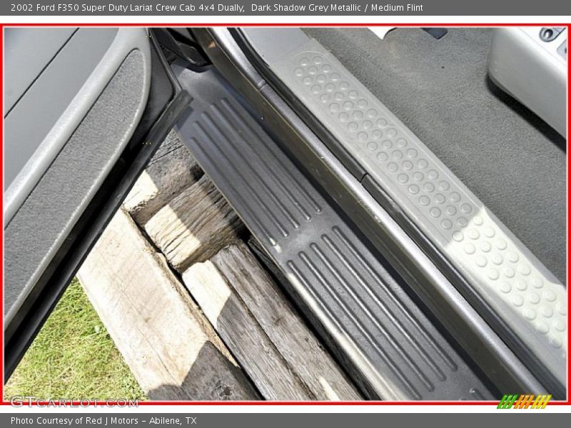 Dark Shadow Grey Metallic / Medium Flint 2002 Ford F350 Super Duty Lariat Crew Cab 4x4 Dually