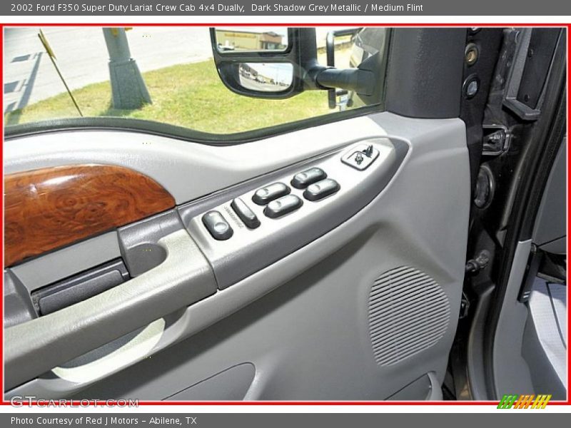 Dark Shadow Grey Metallic / Medium Flint 2002 Ford F350 Super Duty Lariat Crew Cab 4x4 Dually